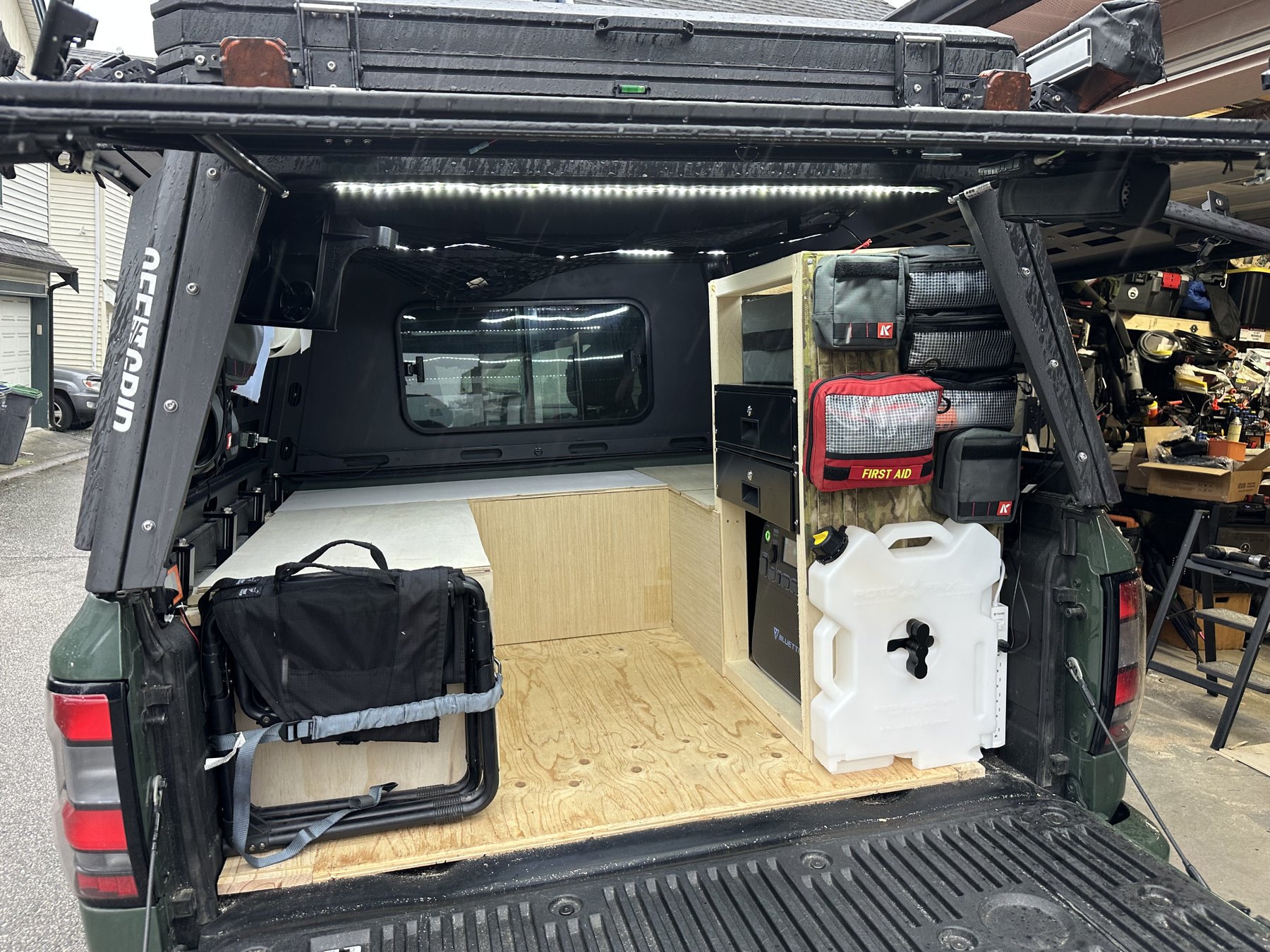 Rear access view of storage system